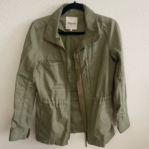 Madewell Army Green Utility Jacket - Picture 1 of 4